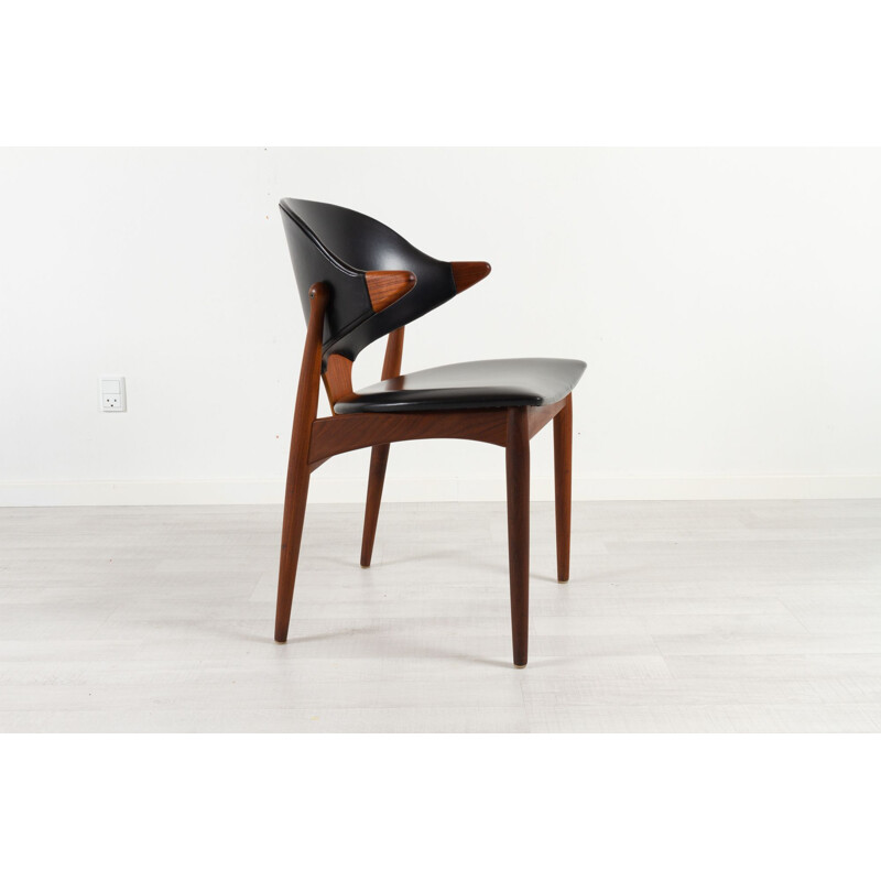 Vintage Danish teak armchair by Arne Vodder for Vamo, 1950s