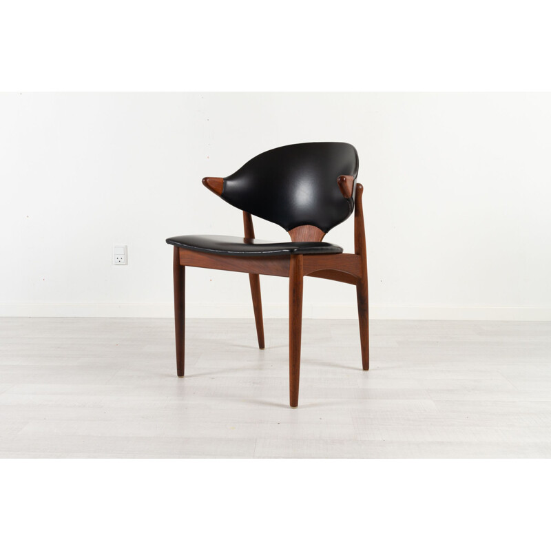 Vintage Danish teak armchair by Arne Vodder for Vamo, 1950s