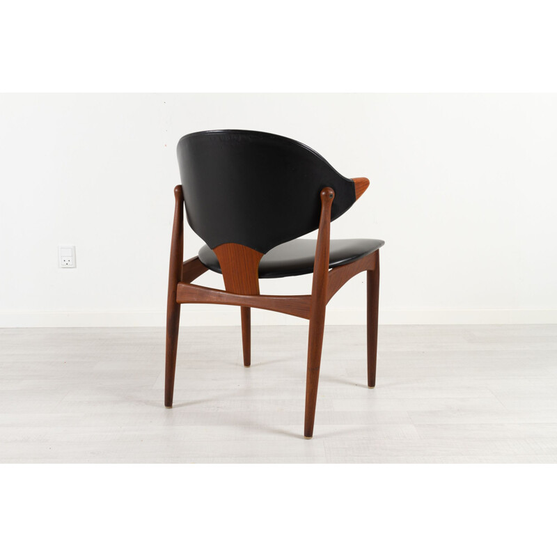 Vintage Danish teak armchair by Arne Vodder for Vamo, 1950s