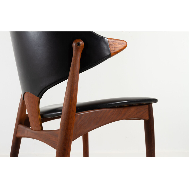 Vintage Danish teak armchair by Arne Vodder for Vamo, 1950s