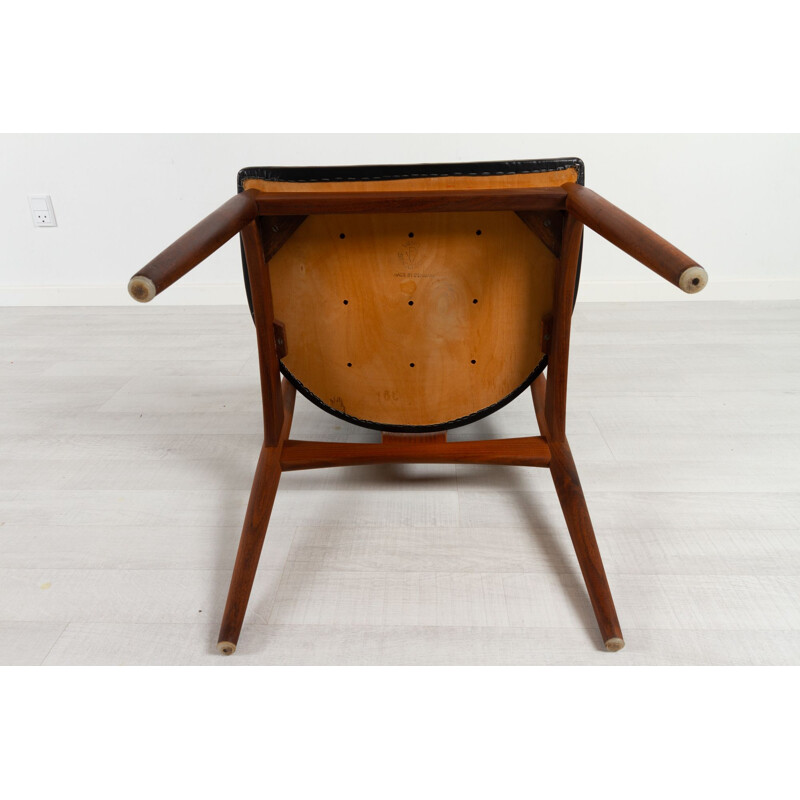 Vintage Danish teak armchair by Arne Vodder for Vamo, 1950s