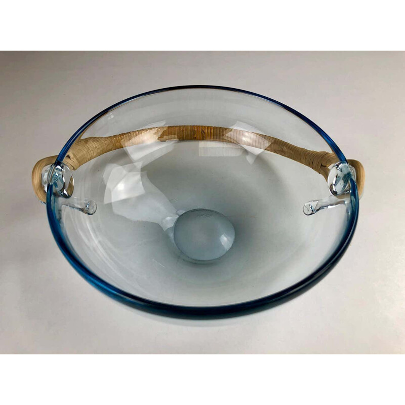 Danish vintage glass bowl by Per Lütken for Holmegaard, 1962