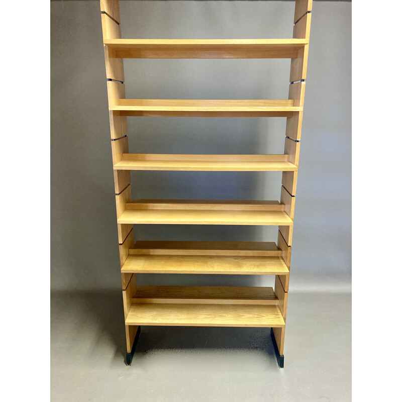 Vintage modular bookcase in ashwood, 1950