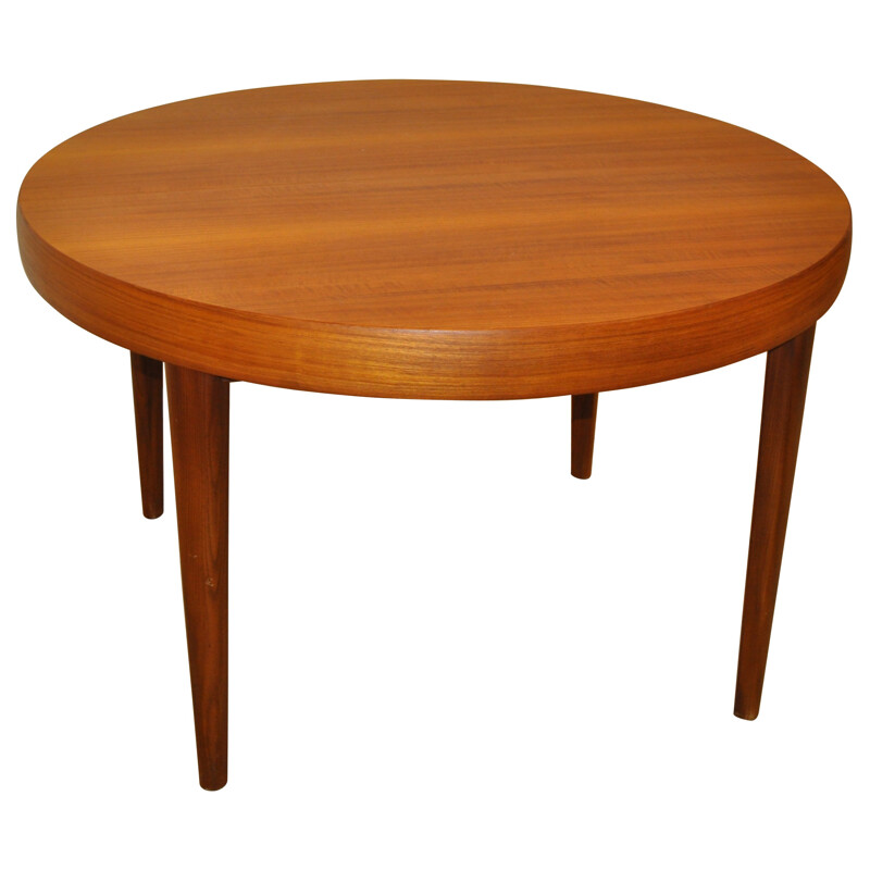 Scandinavian round dining table - 1970s