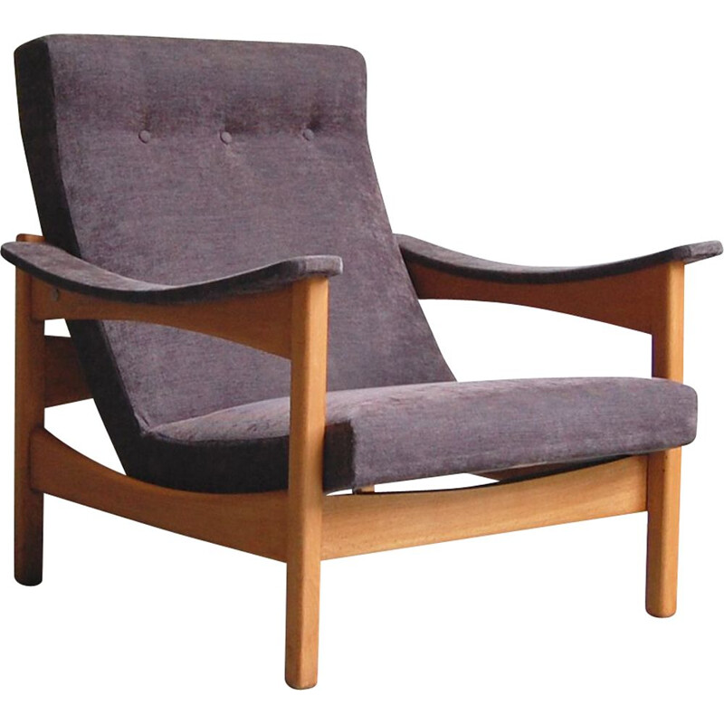 Cadeira de braços Vintage Drakkar por Gilbert Steiner para Cadeira Steiner, 1960