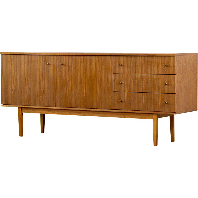 Scandinavian vintage light wood sideboard, 1960