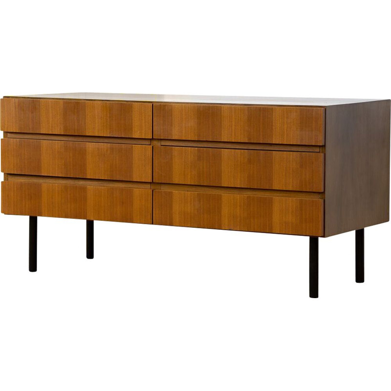 Enfilade scandinave vintage en bois, 1960