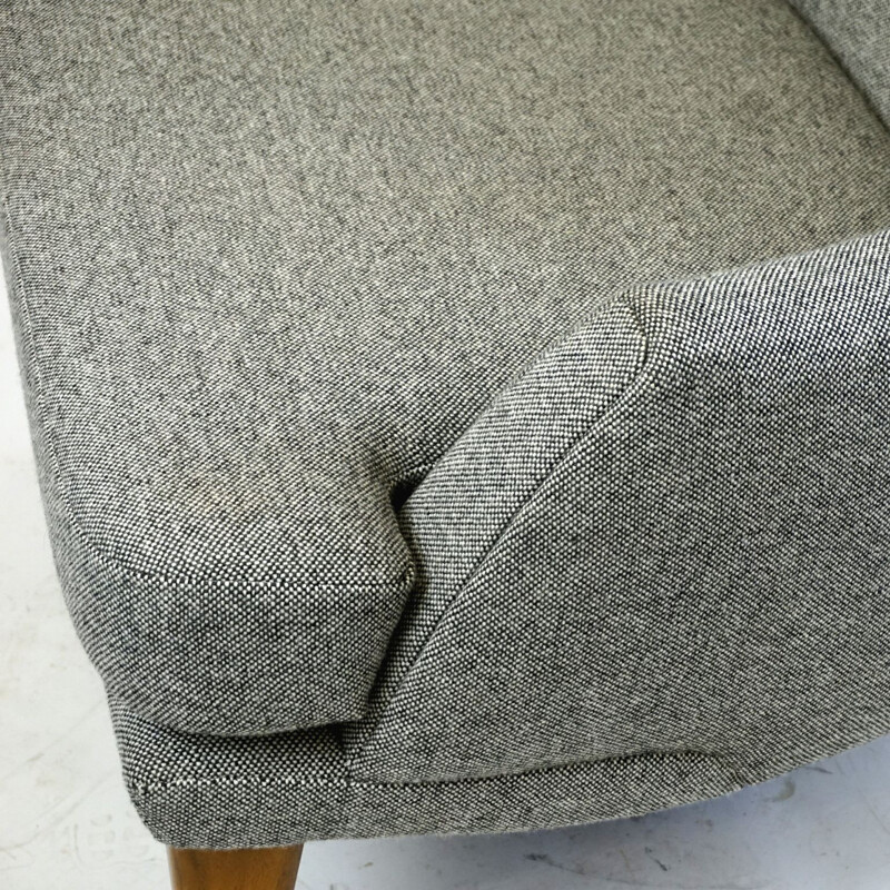 Sillón vintage gris de Oswald Haerdtl, Austria