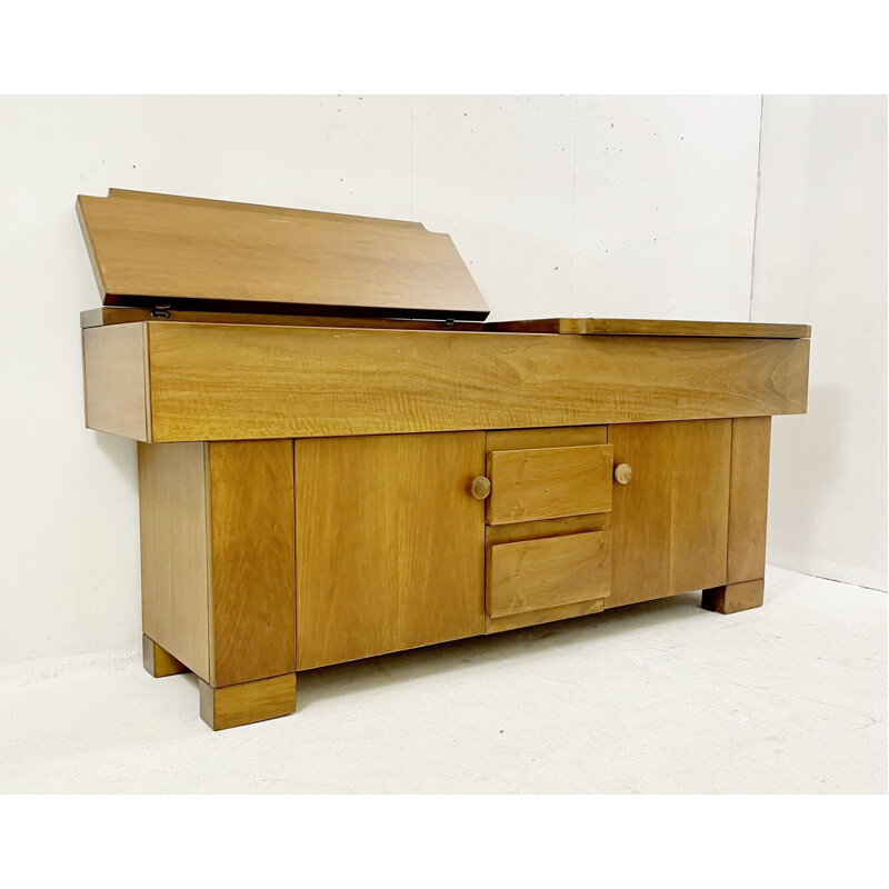 Vintage walnut sideboard "Torbecchia" by Giovanni Michelucci, Italy