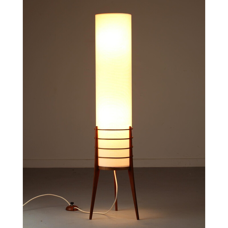 Vintage teak floor lamp, 1960