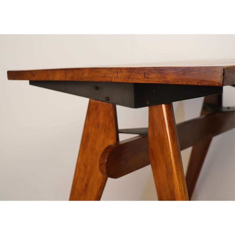 Vintage oakwood table, 1950