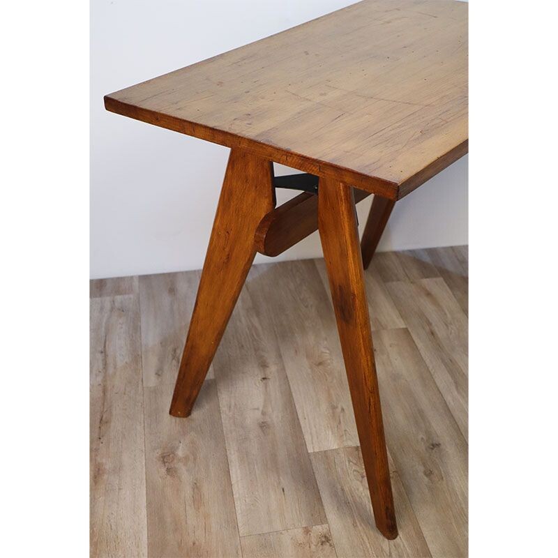 Table vintage en chêne, 1950