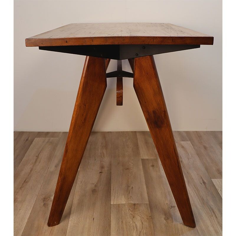 Vintage oakwood table, 1950