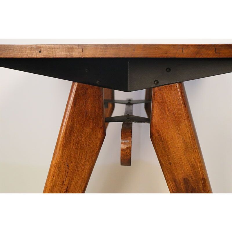 Vintage oakwood table, 1950