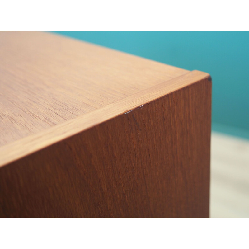 Teak vintage Danish bookcase by Farsø Møbelfabrik, 1970s