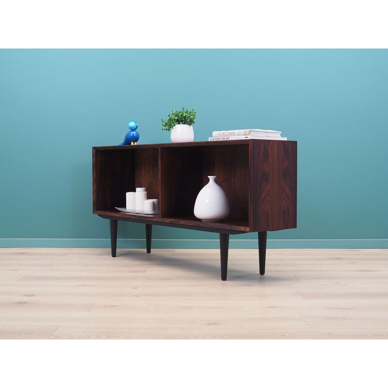 Rosewood vintage Danish bookcase by Brouer Møbelfabrik, 1970s