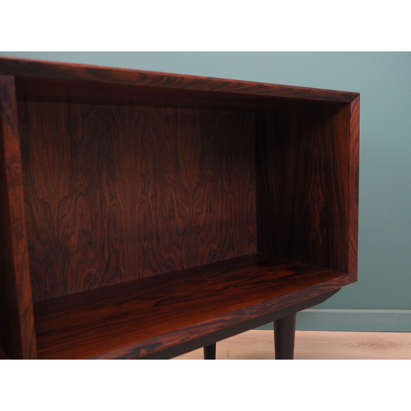 Rosewood vintage Danish bookcase by Brouer Møbelfabrik, 1970s