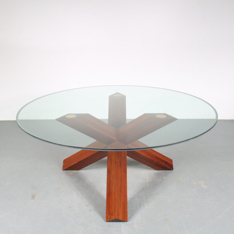 Vintage "La Rotonda" dining table by Mario Bellini for Cassina, Italy 1970