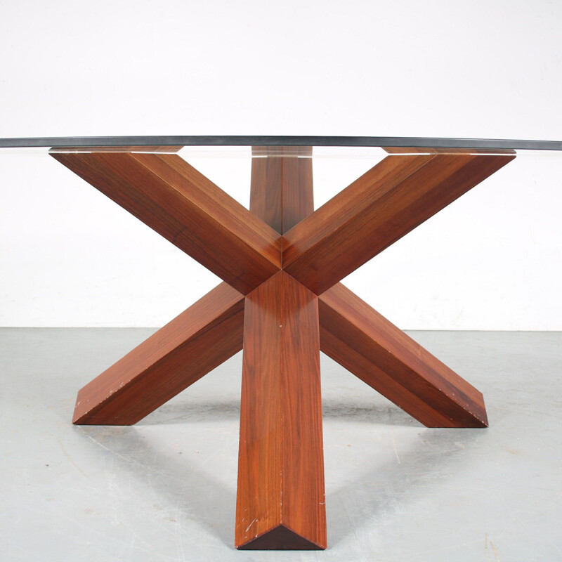 Vintage "La Rotonda" dining table by Mario Bellini for Cassina, Italy 1970