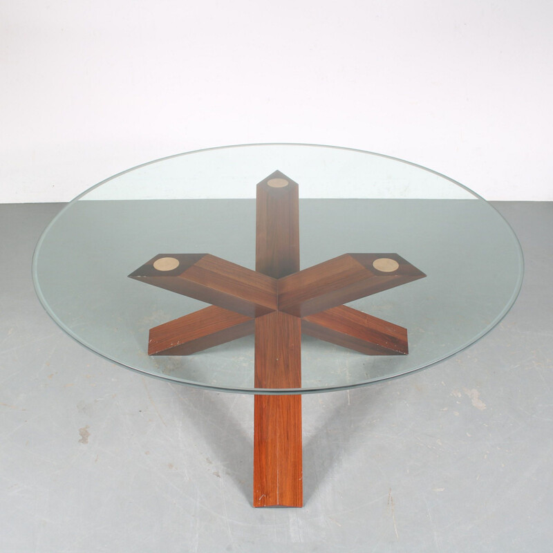 Table vintage "La Rotonda" par Mario Bellini pour Cassina, Italie 1970