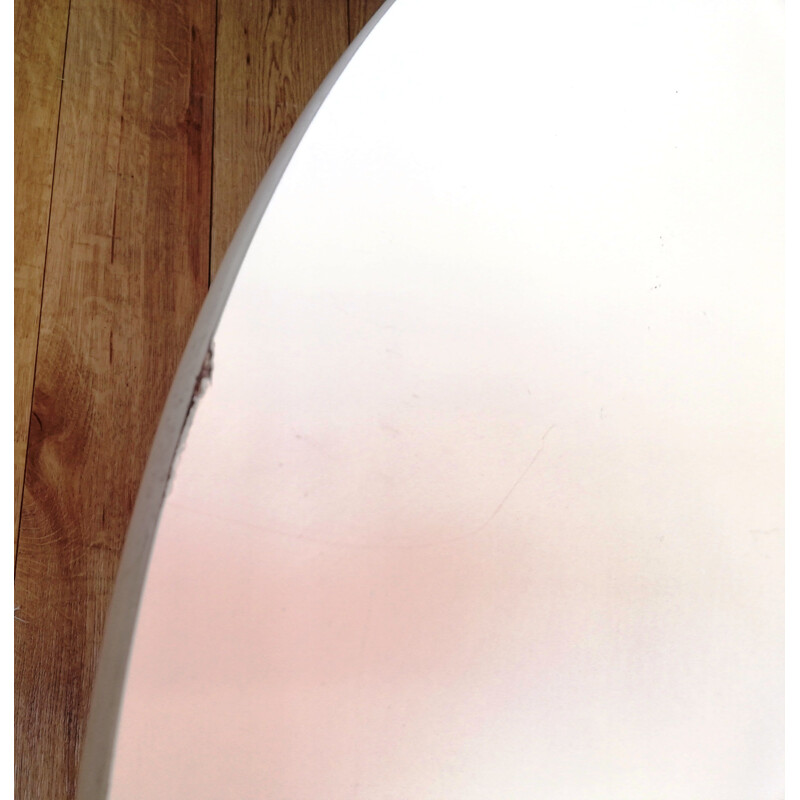 Table basse cône vintage blanc par Verner Panton