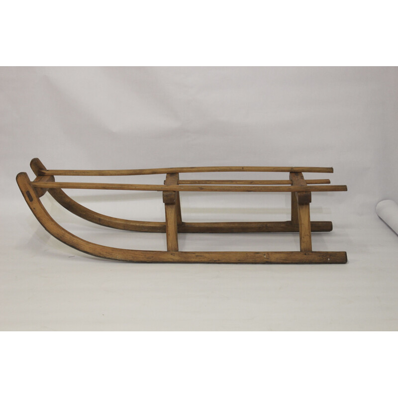 Vintage wooden sled