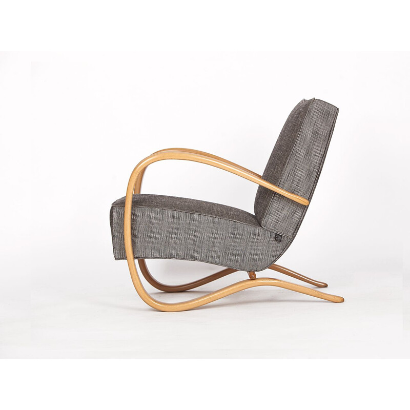 Vintage armchair H-269 by Jindřich Halabala for Spojene Up Zavody, 1930s