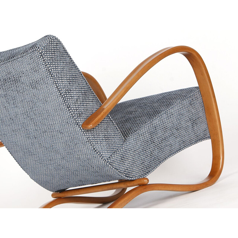 Vintage armchair by Jindrich Halabala for Spojene Up Zavody, 1930s