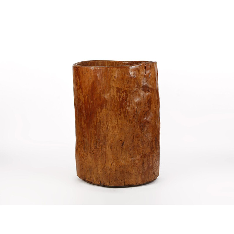 Mid century wood storage vessel, Czechoslovakia