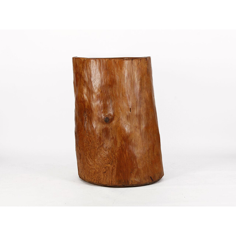 Mid century wood storage vessel, Czechoslovakia