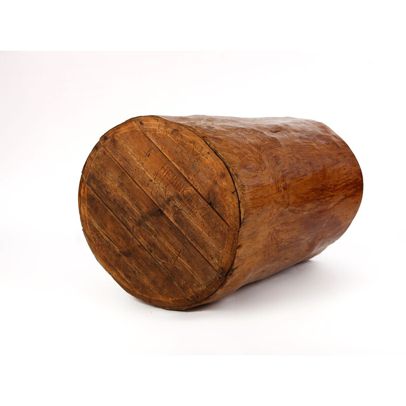 Mid century wood storage vessel, Czechoslovakia