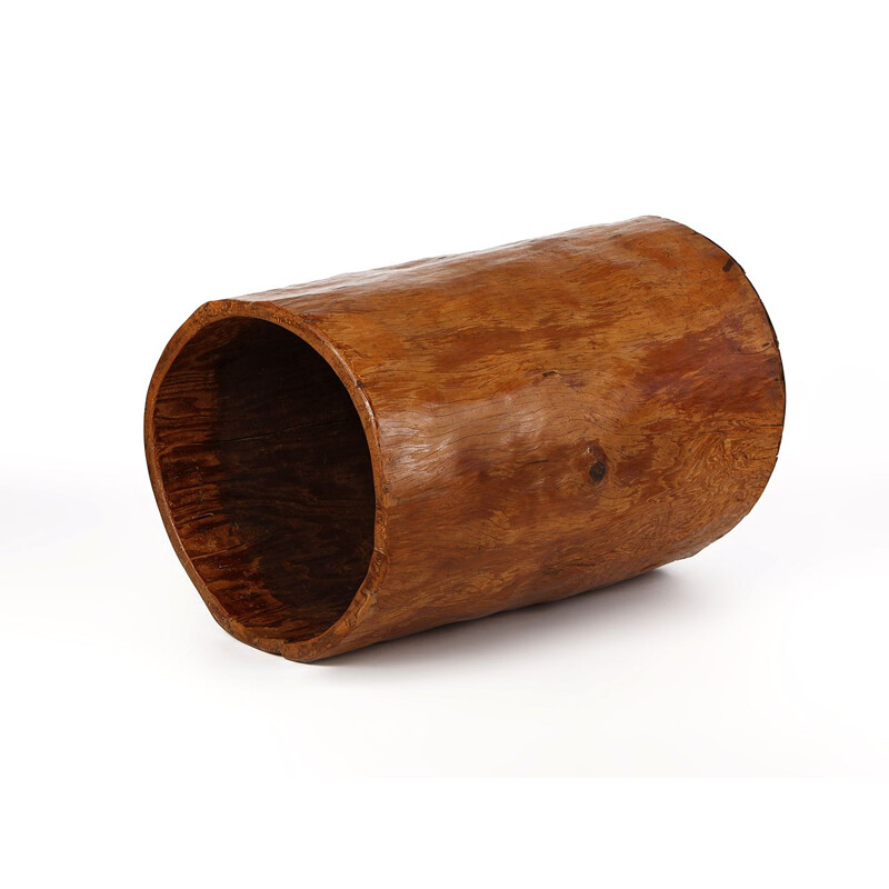 Mid century wood storage vessel, Czechoslovakia