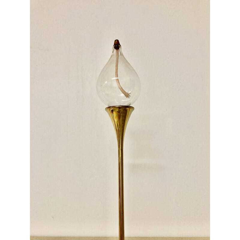 Lampe à huile scandinave vintage par Hans Arne Jakobsen, 1950