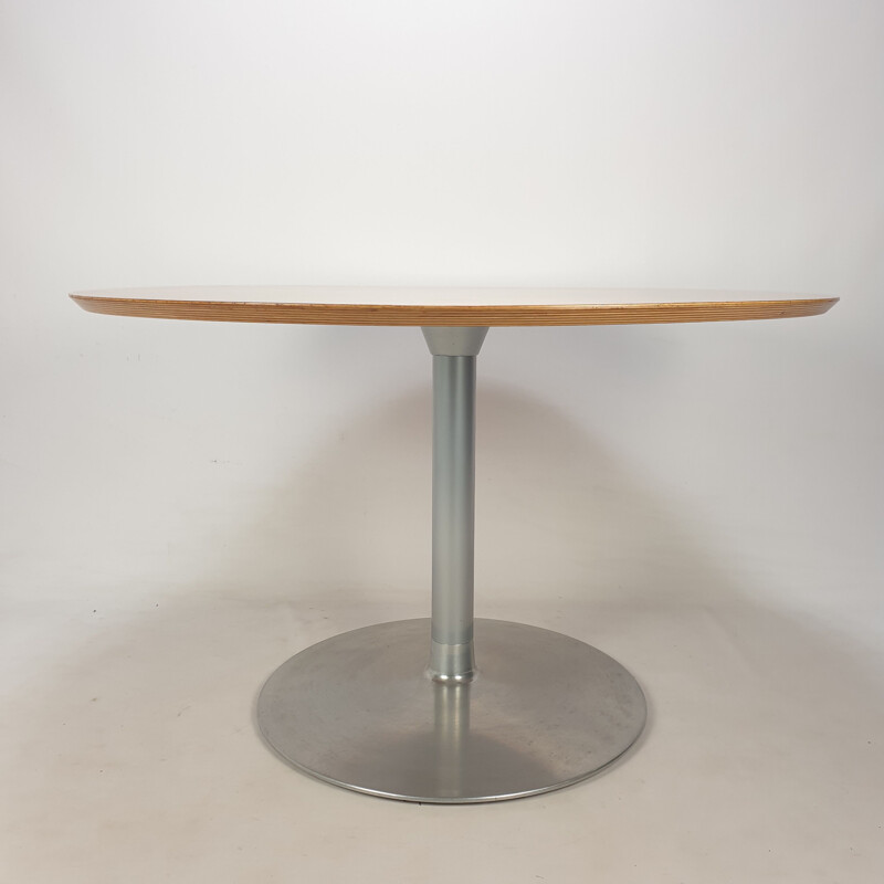 Round vintage dining table by Pierre Paulin for Artifort, 1960s