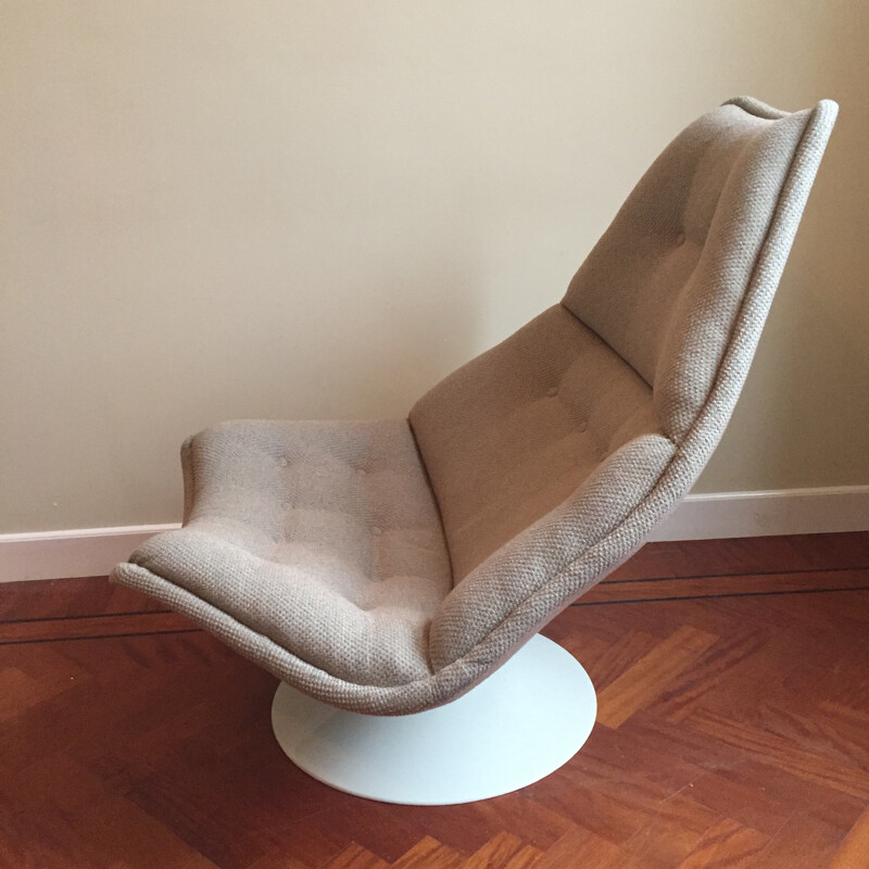 Artifort "F510" lounge chair in fabric, Geoffrey HARCOURT - 1970s