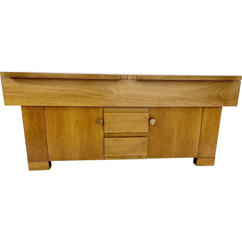 Vintage walnut sideboard "Torbecchia" by Giovanni Michelucci, Italy