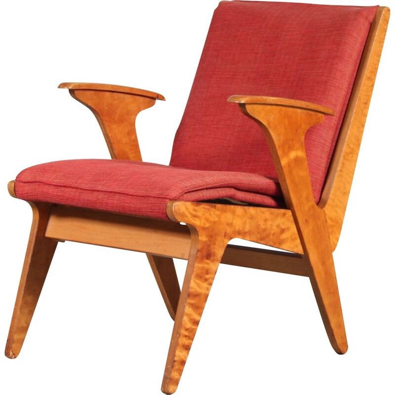 Fauteuil vintage "Sliedrecht" par Wim van Gelderen pour Spectrum, Pays-Bas 1950