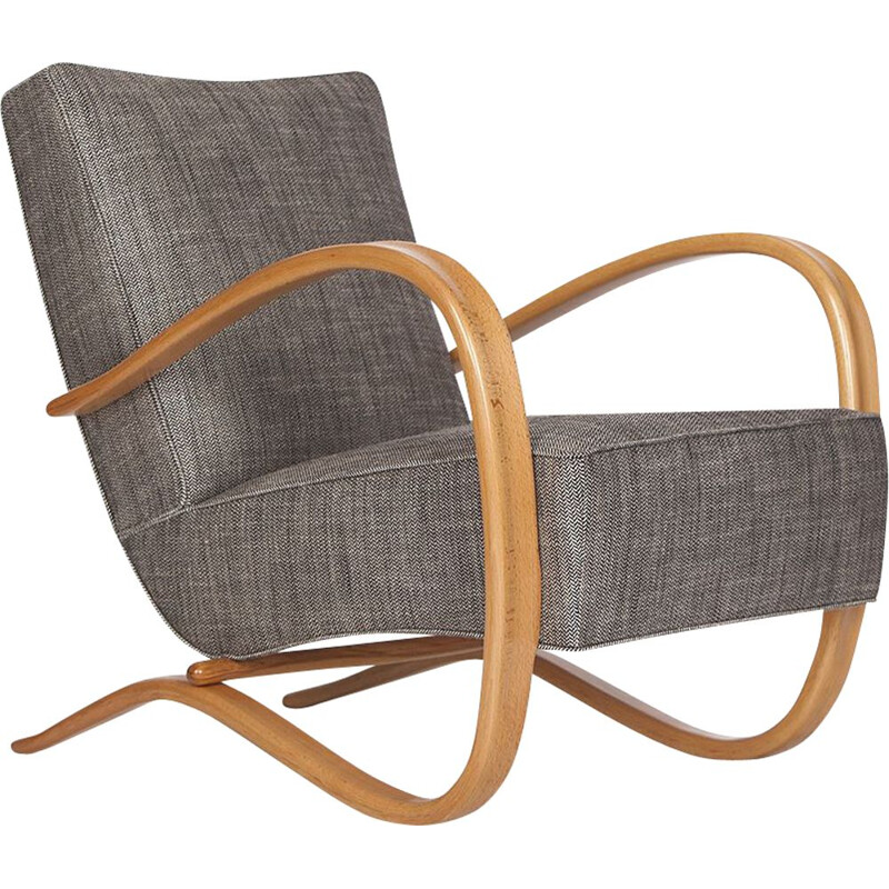 Vintage armchair H-269 by Jindřich Halabala for Spojene Up Zavody, 1930s