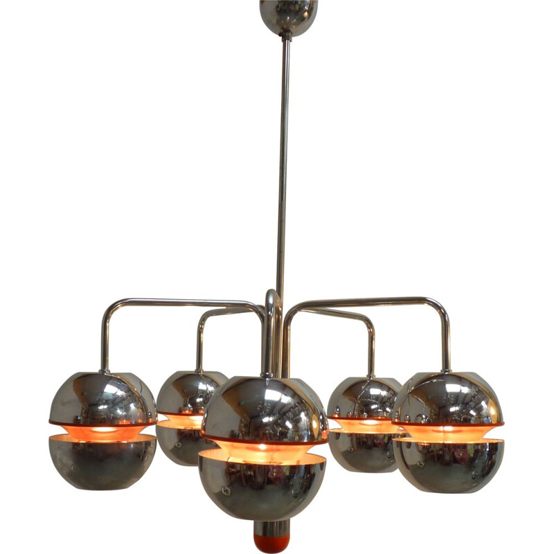 Space Age chandelier by Massive, 1970s