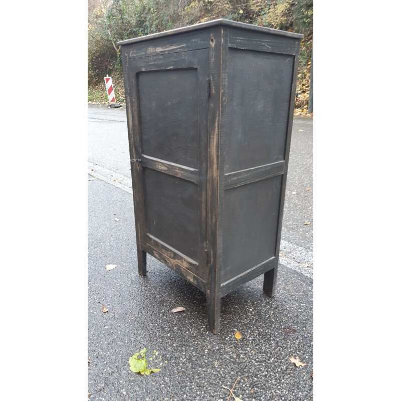 Vintage wood and panel craft cabinet, 1950