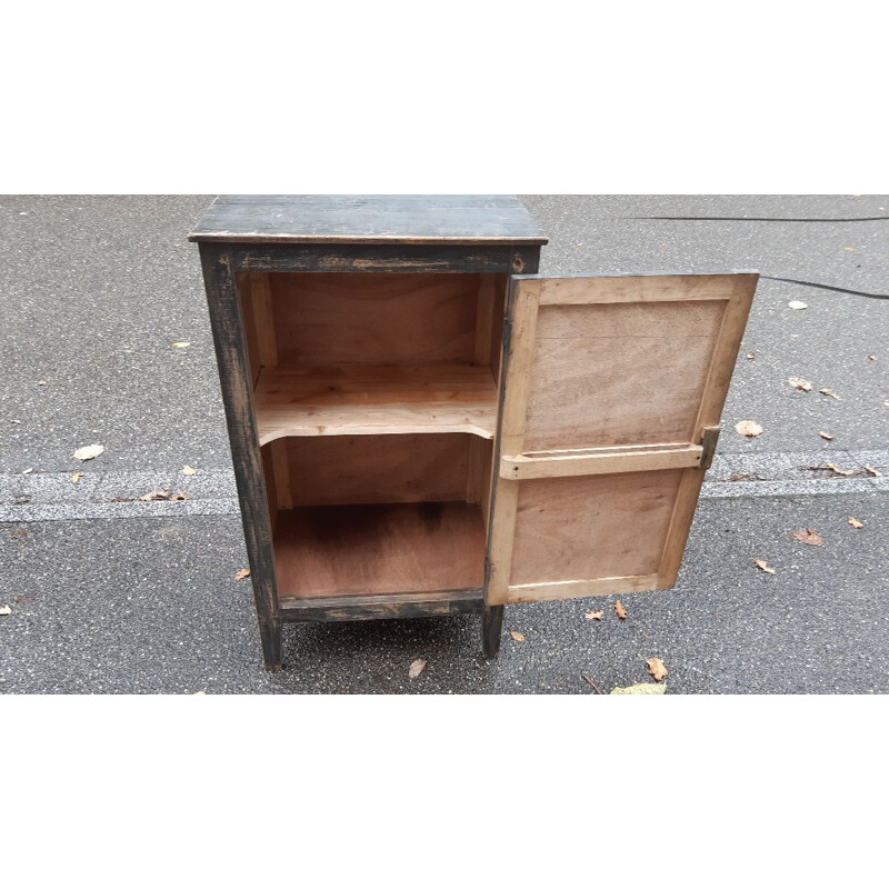 Vintage wood and panel craft cabinet, 1950