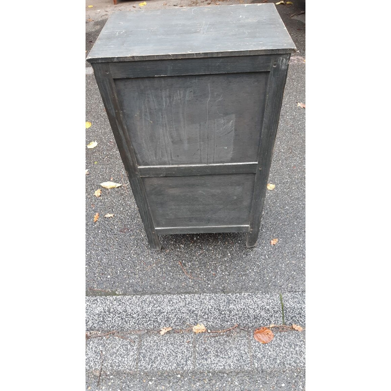 Vintage wood and panel craft cabinet, 1950