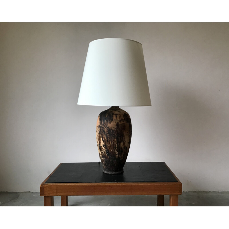 Vintage terracotta lamp