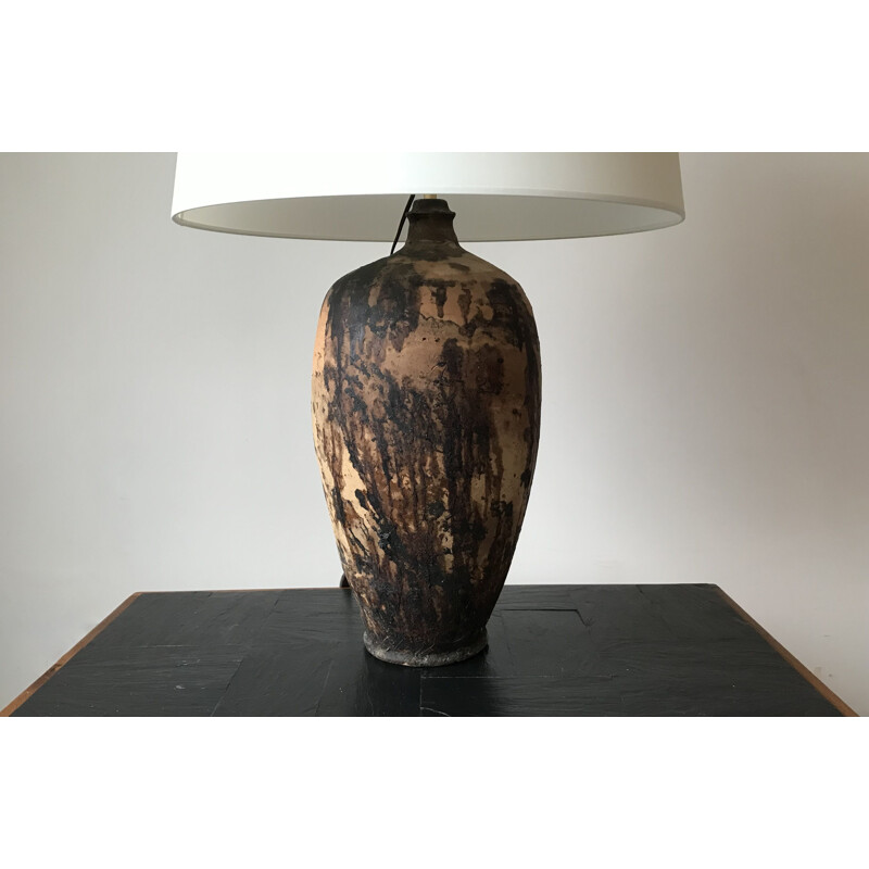 Vintage-Lampe aus Terrakotta
