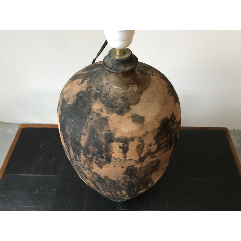 Vintage terracotta lamp