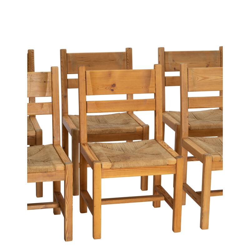 Ensemble de 6 chaises vintage par Tp design pour Gm Møbler