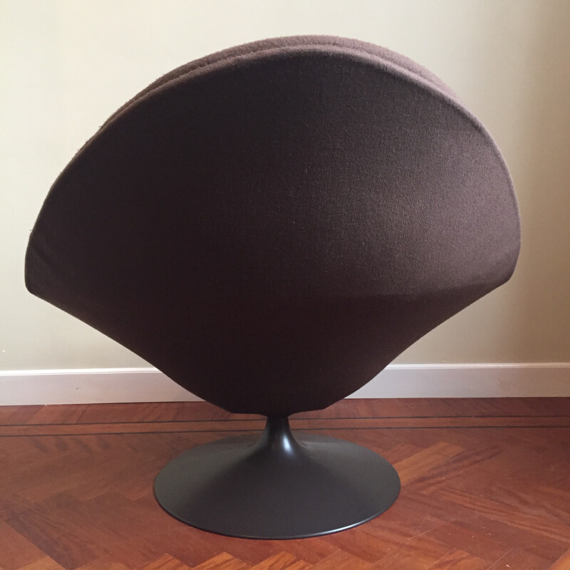 Artifort "F553" brown lounge chair, Pierre PAULIN - 1960s