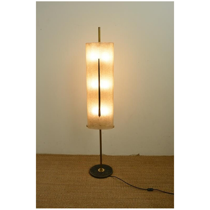 Vintage Arlus perspex floor lamp, 1950