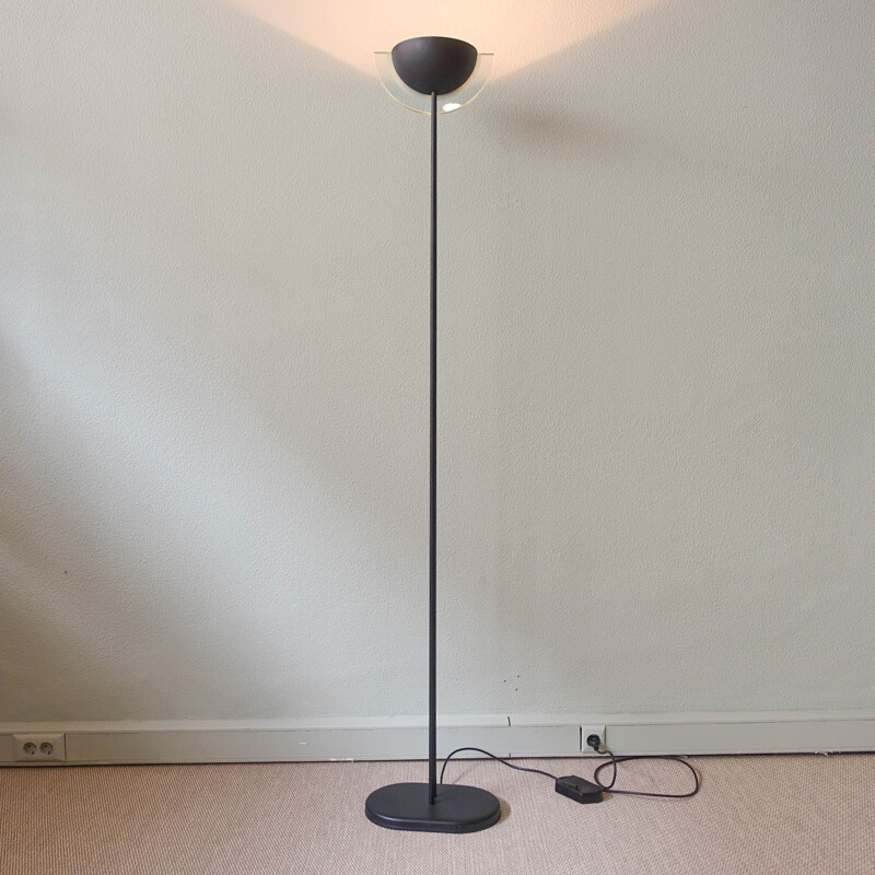 Postmodern Italian vintage halogen floor lamp by Relco, 1980s