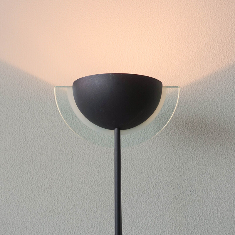 Postmodern Italian vintage halogen floor lamp by Relco, 1980s